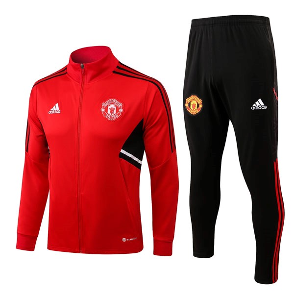 Trainingsanzug Manchester United 2023 Rote Schwarz